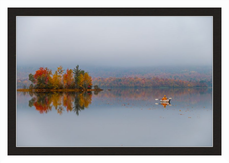 A brisk autumn paddle