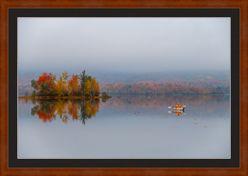 A brisk autumn paddle