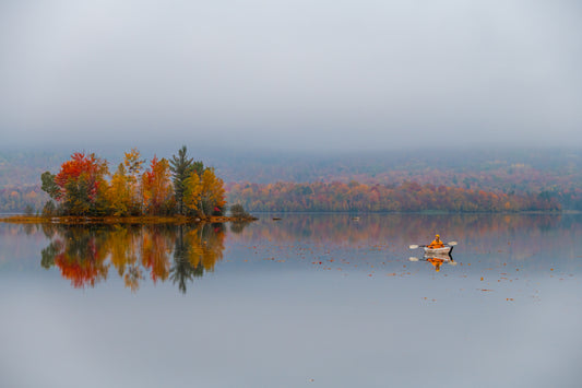 A brisk autumn paddle